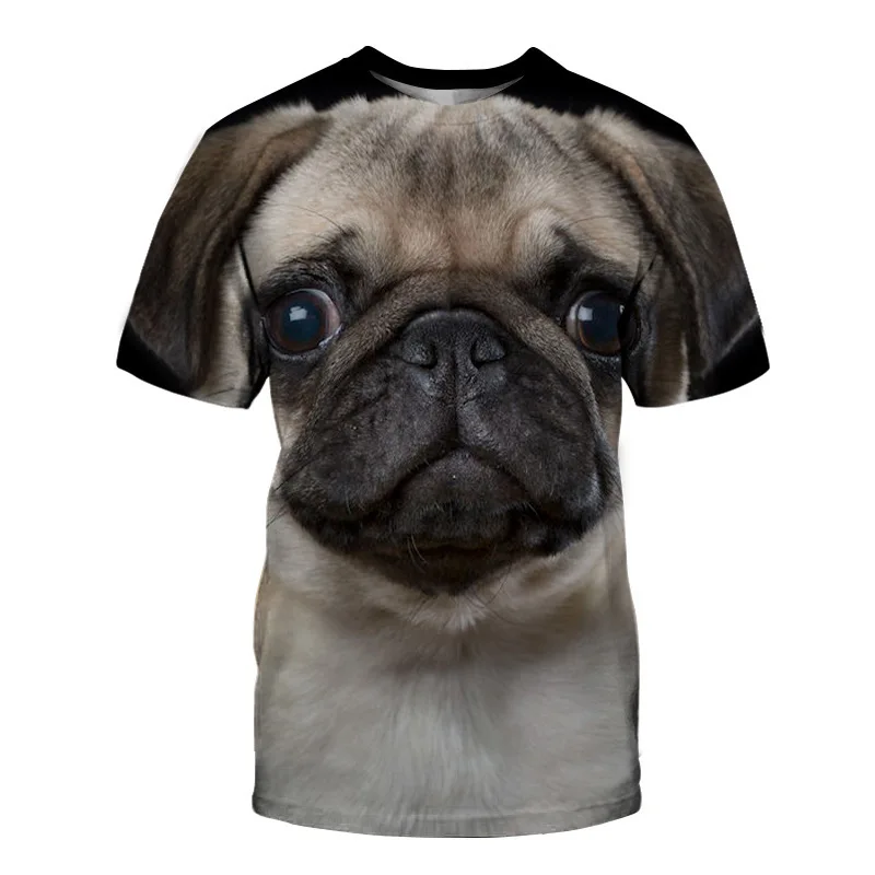 Camiseta de manga corta para hombre, Camiseta con estampado Digital 3D de Animal, 1 Patrón, para deportes al aire libre, nuevo diseño, talla grande,