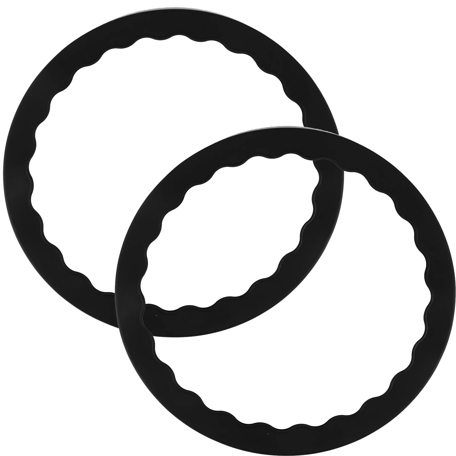 

2pcs Black Rubber Chair Leg Protectors 165~185mm Non Slip Noise Proof Furniture Pads Bar Stool Covers