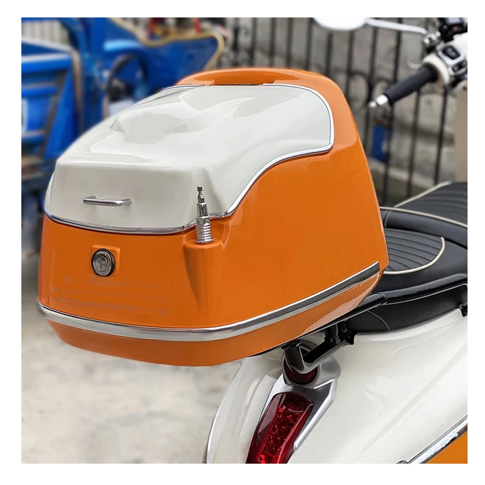 

Motorcycle Electric Rear Trunk Modified TailBox Django Tail Box Universal Scooter for Django Tail Box