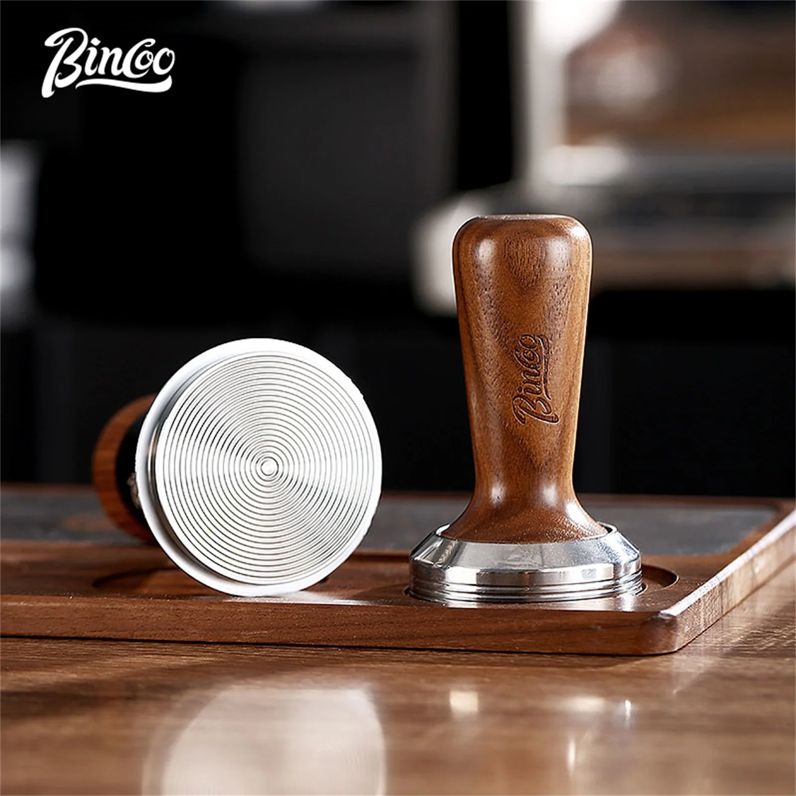 

Bincoo 51/58mm Coffee Tamper Constant Pressure Espresso Powder Tamper with Calibrated Spring Loaded Coffee Leveler Barista Tools