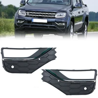Cubierta de luces antiniebla de parachoques delantero para VW Amarok 2016 2017 2018 2019 2020 2121 2022, lámpara de conducción de parrilla, accesorios para parrilla de coche