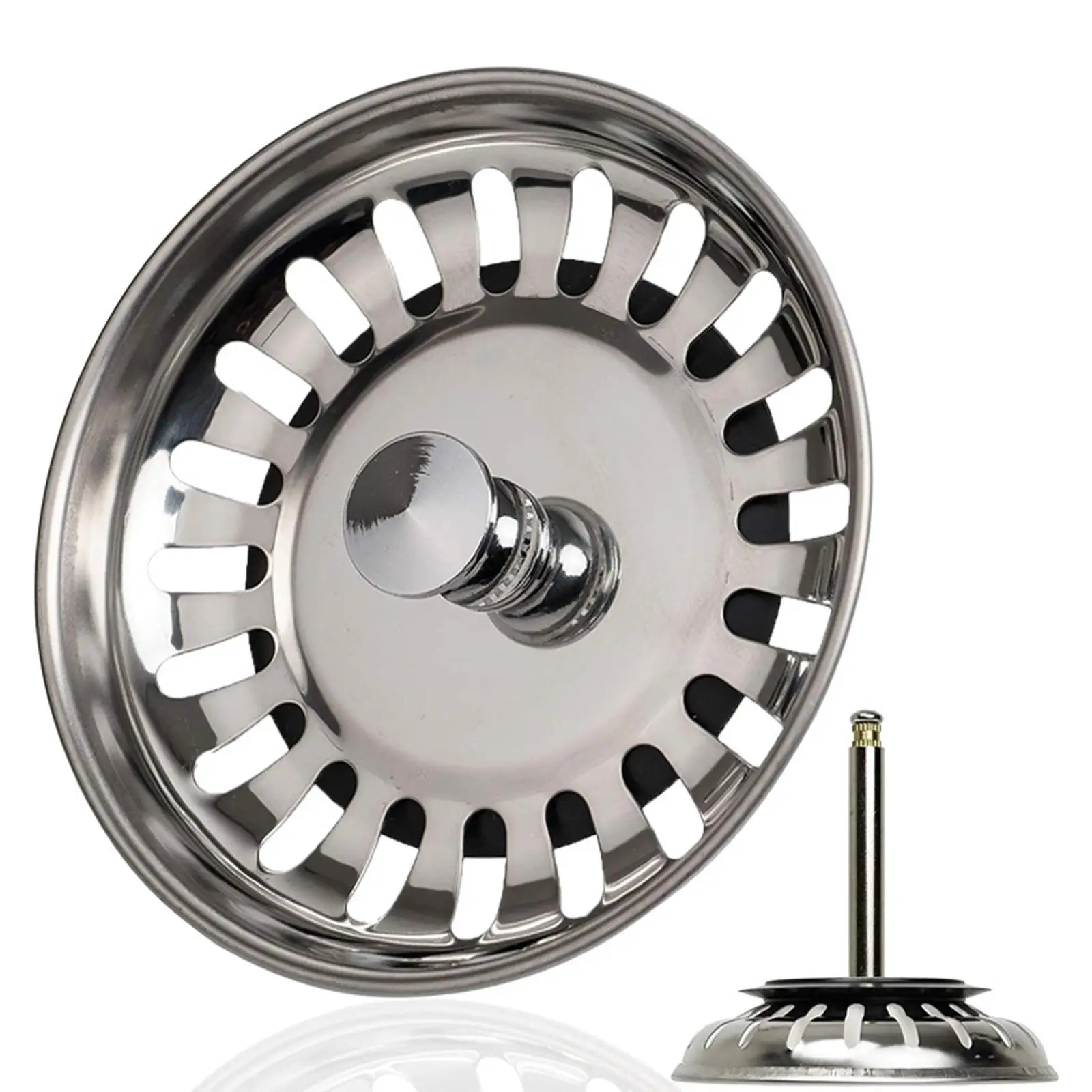 الصلب استبدال مصفاة 79/82 مللي متر المطبخ سدادة حوض تجفيف التوصيل ليتش تصفية المياه بالوعة سلة سلالة النفايات #1