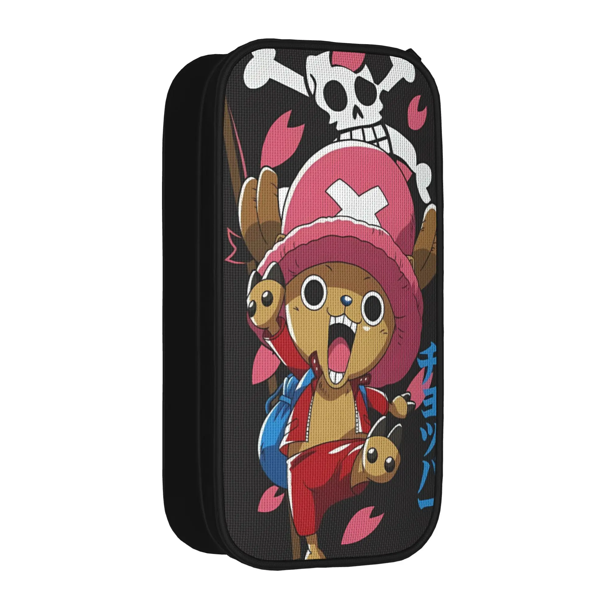 Tony Chopper Pencil Case Ones Pieces Back To School Pencil Cases Canvas Boy Girl Fashion Large Pen Box School Stationery
