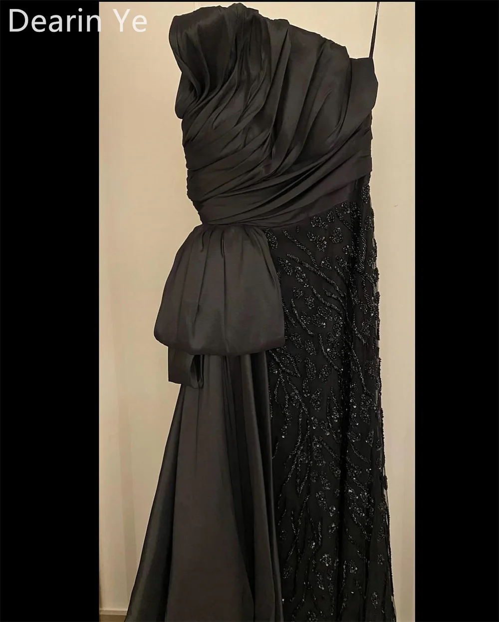 Robe de Bal Formelle d'Arabie Saoudite Dearin, Sans Bretelles, A-ligne, Longueur au Sol, Jupes en Dentelle, sur Mesure, pour Occasions, Tenue de Soirée