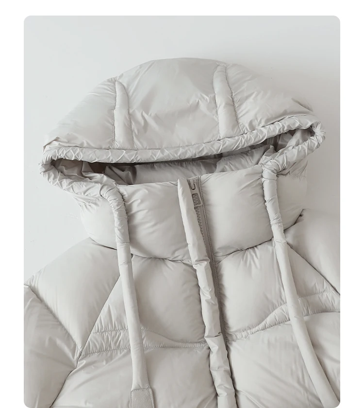 CHIC VEN Women Long Down Coats Solid Loose Casual 95 White Duck Down Jacket Thick Warm Female Outerwear Autumn Winter 2025