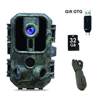 Hunting Camera 16MP 1080P Night Vision Wildlife Camera For Outdoor Camping Security Night Vision Monitoring Hunting Trail Camera