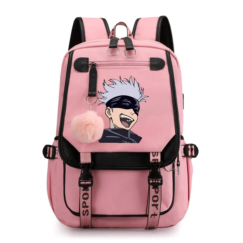 Hot Anime Satoru Gojo Printing Backpacks Boy Girl School Bags Women Men Travel Bags Teenage Laptop Bag Backpack Canvas Backpack