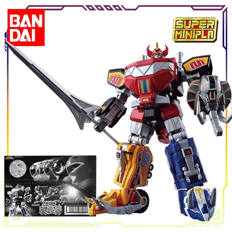 バンダイオリジナルスーパーミニプラパワーレンジャーシリーズリストドラゴンキングビッグビースト神アニメアクションフィギュアモデルおもちゃギフト男の子用