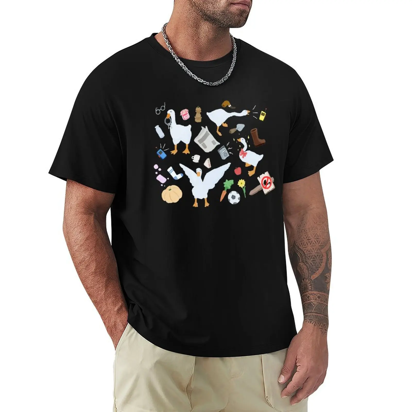 

Untitled Goose Collage T-Shirt Clothing gifts for boyfriend fitted t shirts for men
