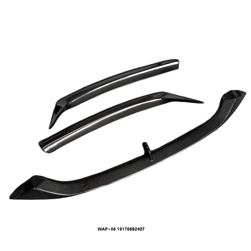

High Quality Carbon Fiber RZ Style Front Bumper Lip and Front Bumper Edge for F12 Body Kit Side Skirts to Diffuse Behind