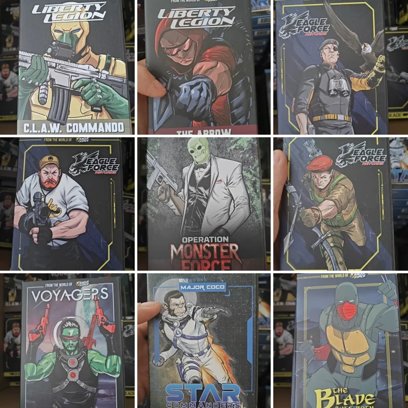 

Fresh Monkey Fiction 1/18 Eagle Force Fall 2025 Wave Figures (Space Ape/Ninja/Captain/Hunter) In Stock