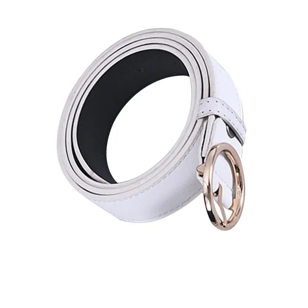 

Women Belt Durable Premium Material Match Jeans Pants Shorts Adjustable Buckle Versatile Sash Thin Waist Belt for Women