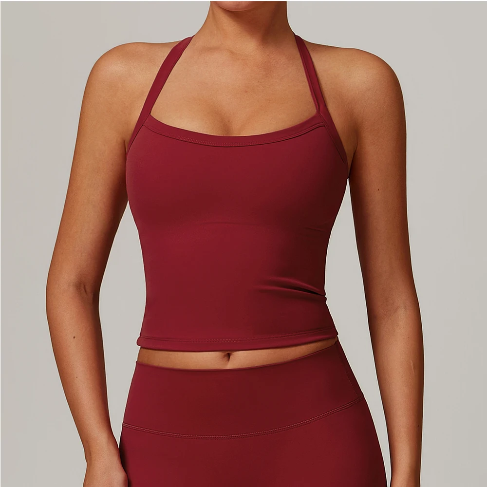 

Cross Back Yoga Sports Bra Women Breathable Shock Proof Gym Workout Fitness Push up Top Yoga Running Active Sportswear Vest Bra