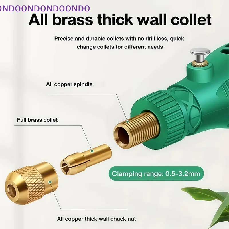 قلم نقش دوار DIY ومثقاب كهربائي صغير 12 فولت؛ طقم طحن وتلميع كهربائي