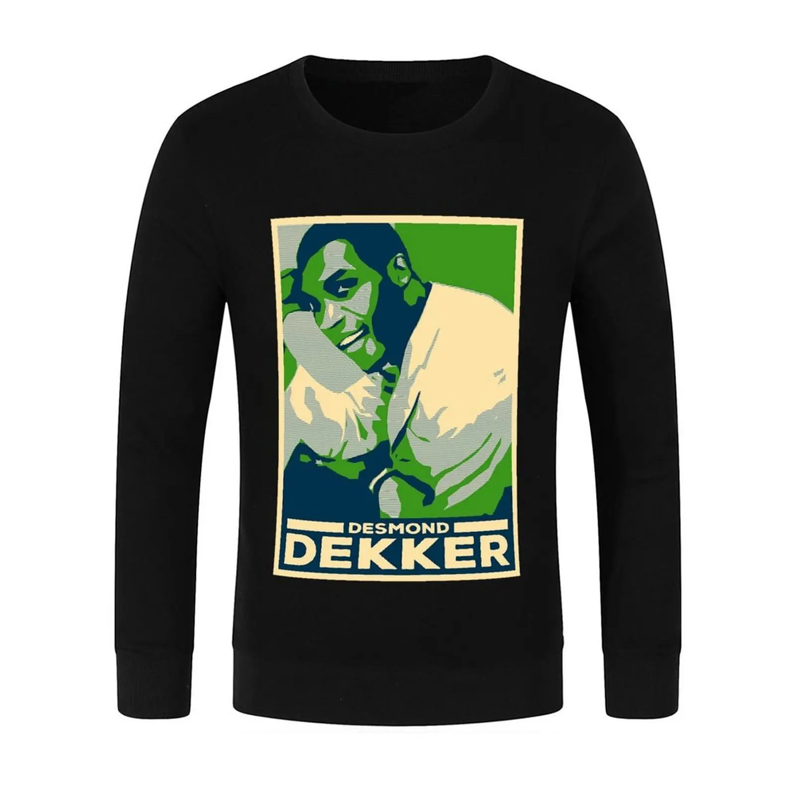 Famous Jamaican Reggae Musician Desmond Dekker: An Icon of HOPE in Jamaica Pullover men clothes men wear hooded sweatshirt
