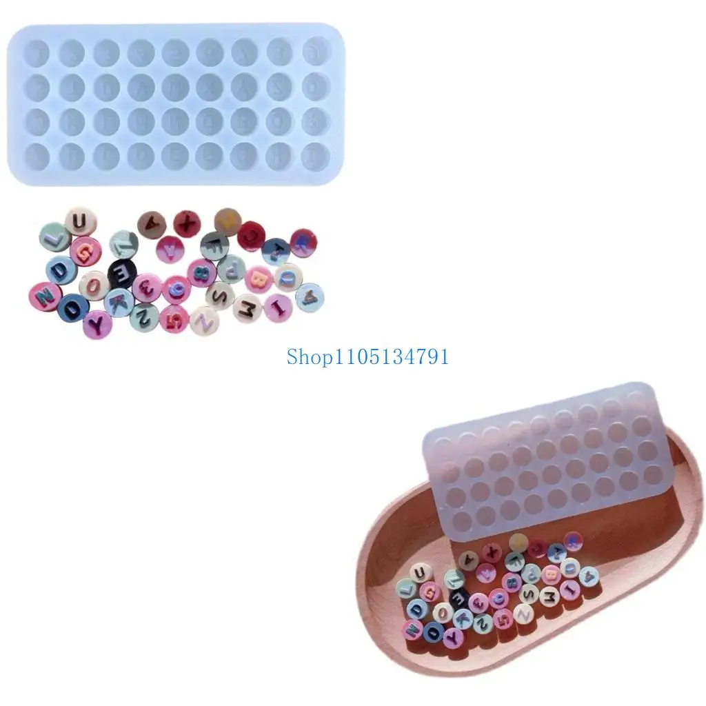 

98km Letter Number Keychain Mold DIY Pendant Jewelry Epoxy Crafting Mold