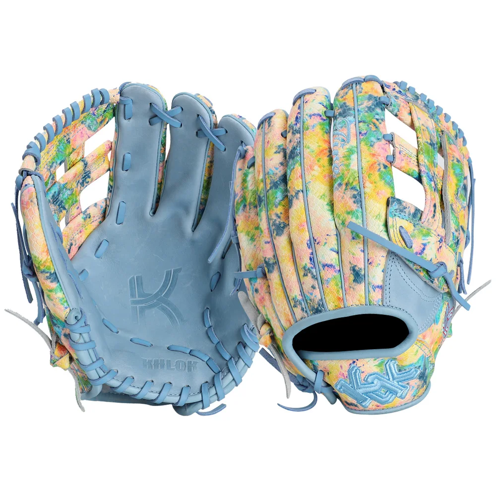 Custom Professional Baseball Mitts Japanese Kip Leather Gloves with Care Bat Wrap Guante De Beisbol