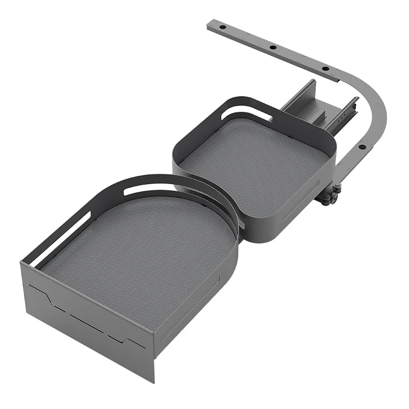 

Выдвижная угловая корзина для кухни, корзина для специй и посуды, вращающаяся полка «Маленький монстр» со встроенным механизмом