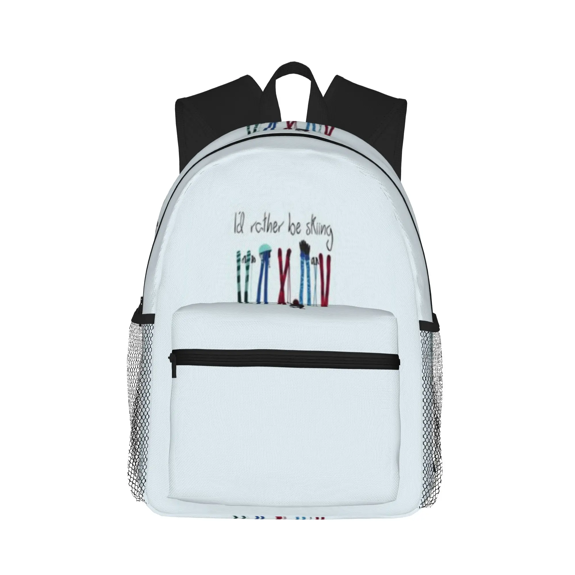 I d rather be skiing  Casual Backpack for Students and Adults Men's backpack