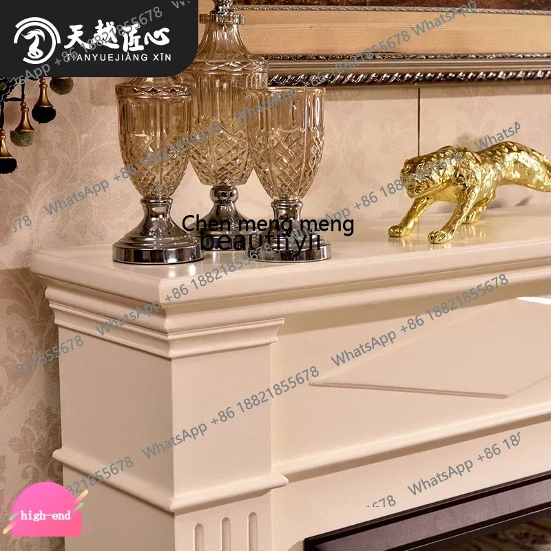 ss 8617 French fireplace decorative cabinet, merican fireplace rack simulation fire electronic fireplace core home customiza