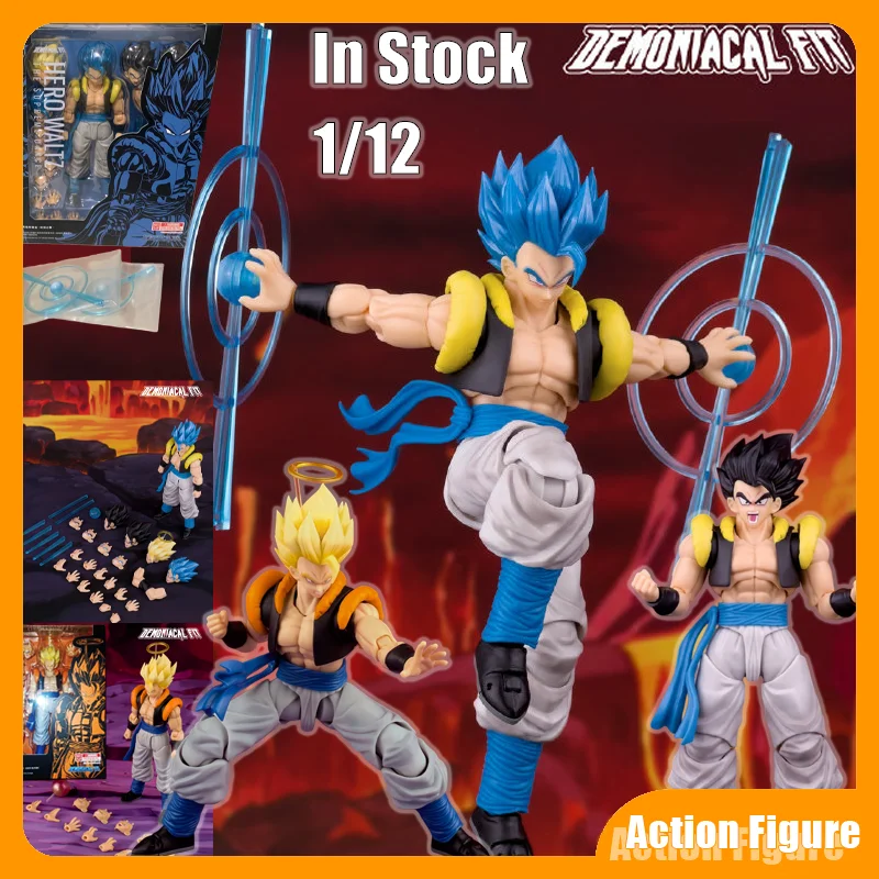 

In Stock Demoniacal Fit Gogeta Figure Dragon Ball SHF Hero Waltz Ultimate Dance Gogeta Anime Action Figure Collecting Gifts Toys