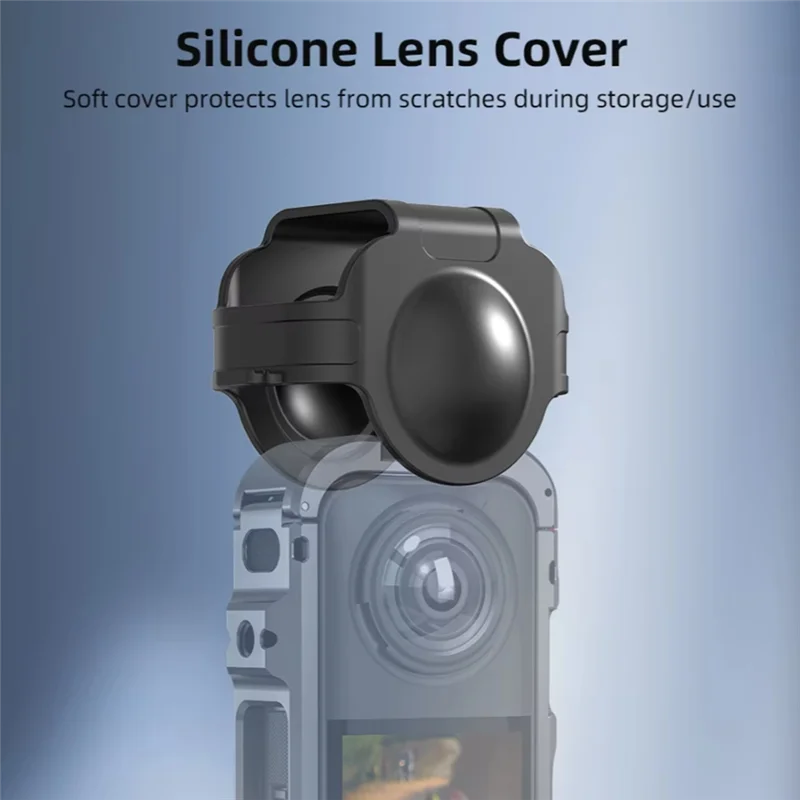 M13K-Metal Cage Protective Housing Frame For Insta360 X5 Camera With Silicone Lens Cover Mirror And Storage Bag