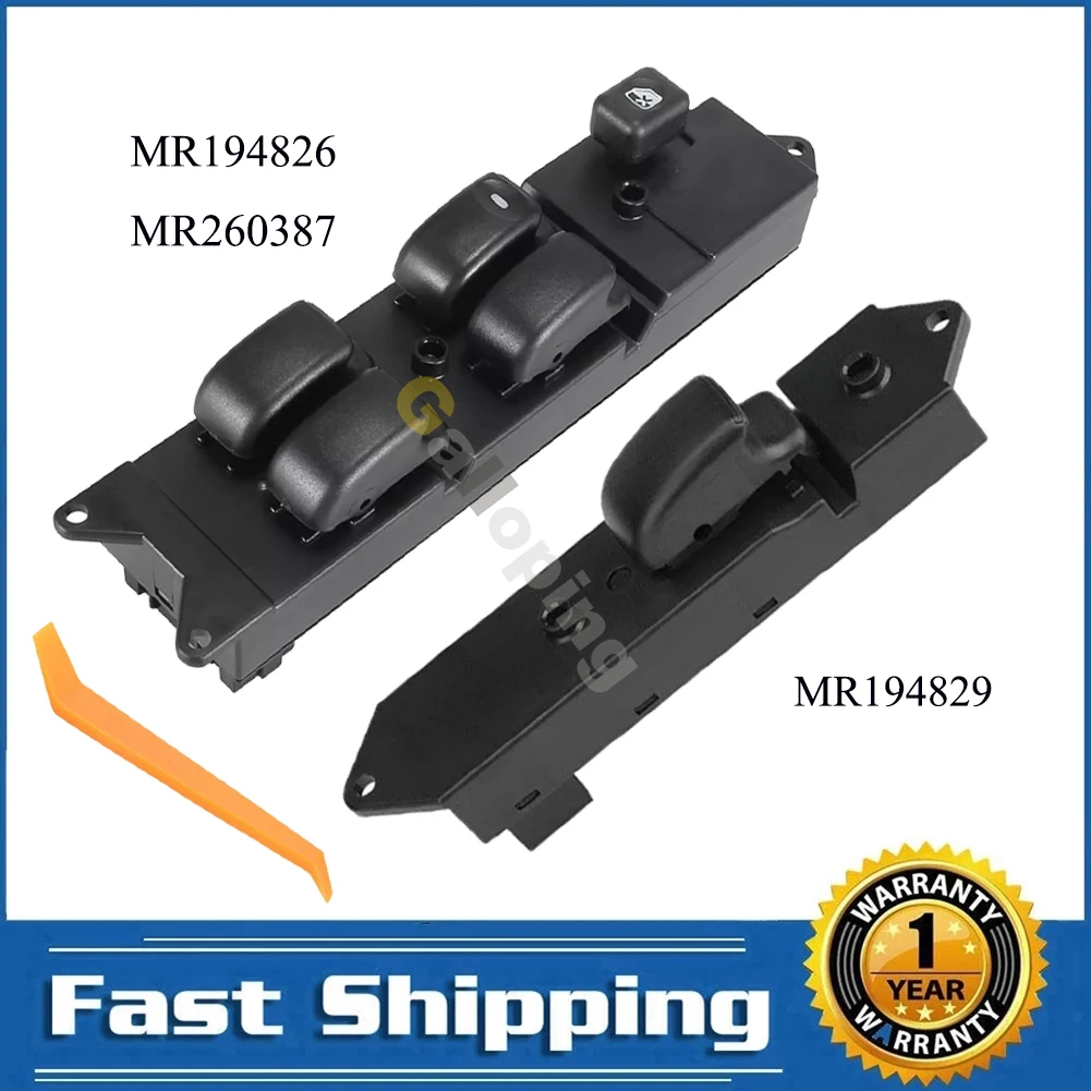 For Mitsubishi Lancer Pajero L-200 Magnum Window Control Lifter Switch Console Button Car Accessories MR194826 MR260387 MR194829