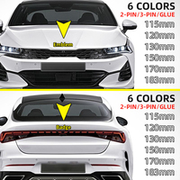 1pcs Car Front Hood Rear Trunk Emblem Badge Sticker logo for KIA KN K2 K3 K5 KX5 K7 SPORTAGE Sorento Ceed Rio Soul Forte Optima