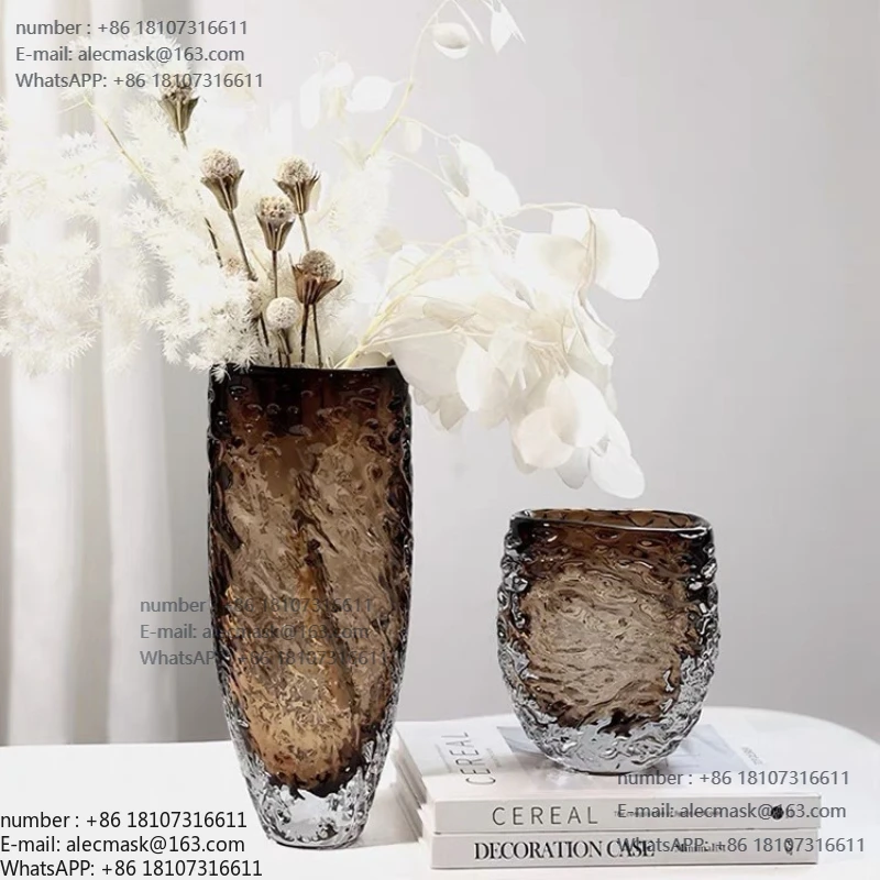 glazed-flower-arrangement-living-room-flower-arrangement-high-end-coffee-table-ornament-model-room-vase