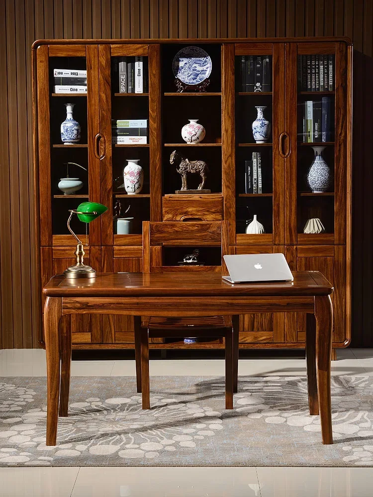 Modern Chinese style ebony computer desk