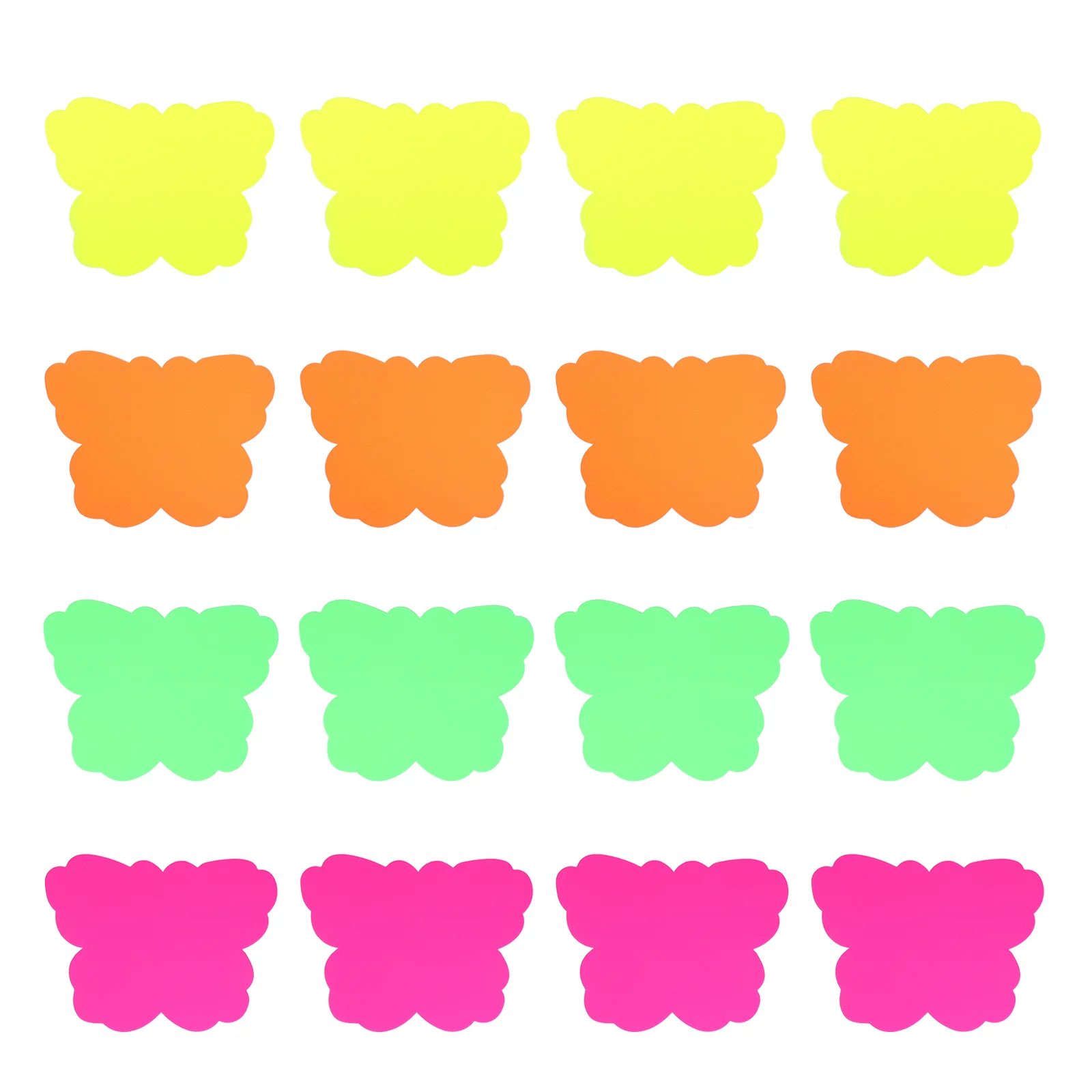 

40 Pcs Fluorescence Price Tag Sign Adjustable Decorations High-quality White Cardboard Butterflies Tags