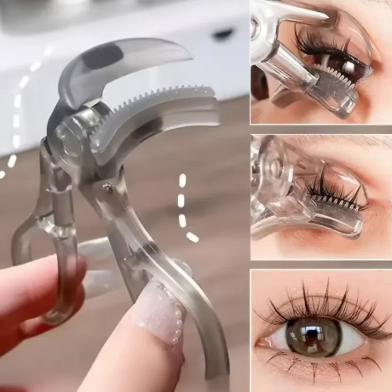 1/3pcs Mix Dual Type Eyelash Curler with Comb Wide Partial Clip Options Waterproof Long Lasting Natural Curl