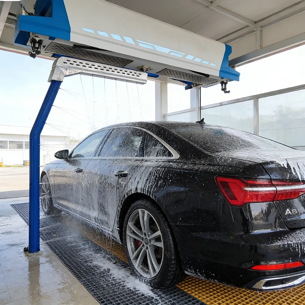 Tunnel Car Wash Machine with Conveyor Belt Speed Control and Auto Wash Program for Various Vehicle Types