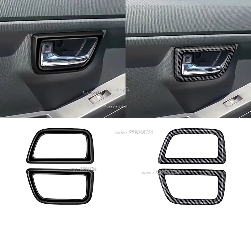 RHD For Daihatsu TAFT 2024 2025 ABS Carbon Fiber Car Door Inner Door Bowl Cover Decoration Sticker Car Accessories Cutylin