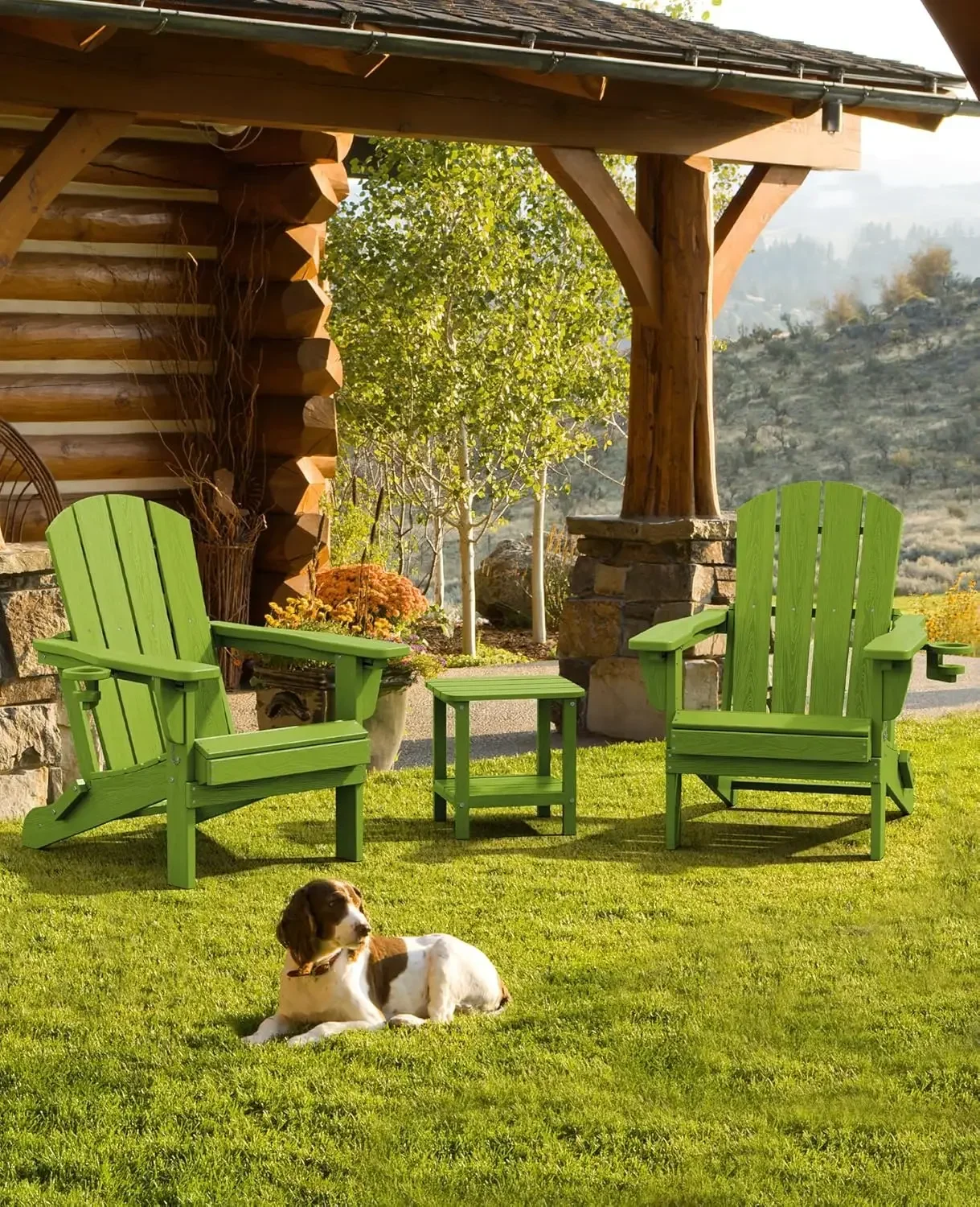 Adjustable Folding Adirondack Chair Apple