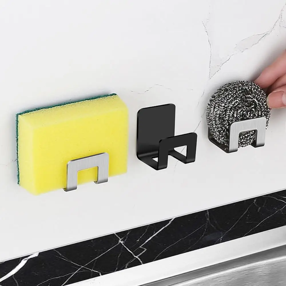 

Home Draining Drying Rustproof Stainless Steel Sponge Holder Drain Tray Rack Soap Stand Sink Organizer