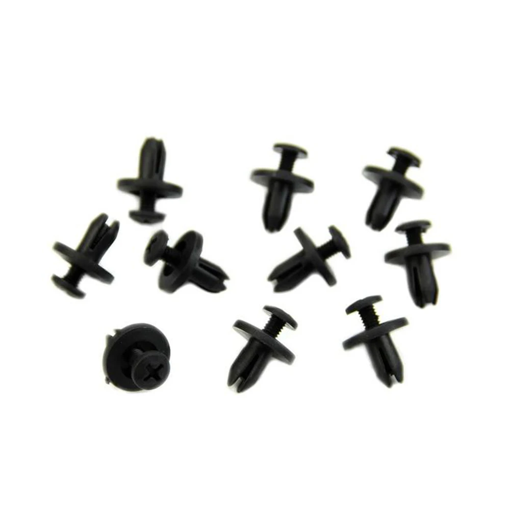 

50pcs Body Car Push Retainer For Door Panel Bumper Trim Clip Trim Clips Fastener Rivet Auto Repair Replacement