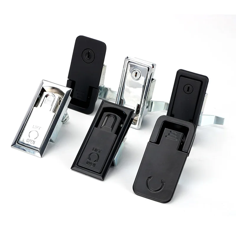 

MS726 High Quality Adjustable Grip Compression Latch with Key Flush Style Door Button Cabinet Swing Handle Cylinder Panel Lock