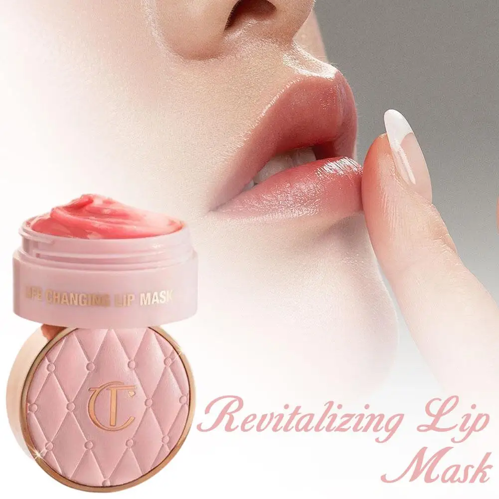 Charlotte/Tilbury Lip Mask Overnight Hydrating Plumping Lip Treatment Intense Moisture Repair Formula Lip Care Mask for Dry Lips
