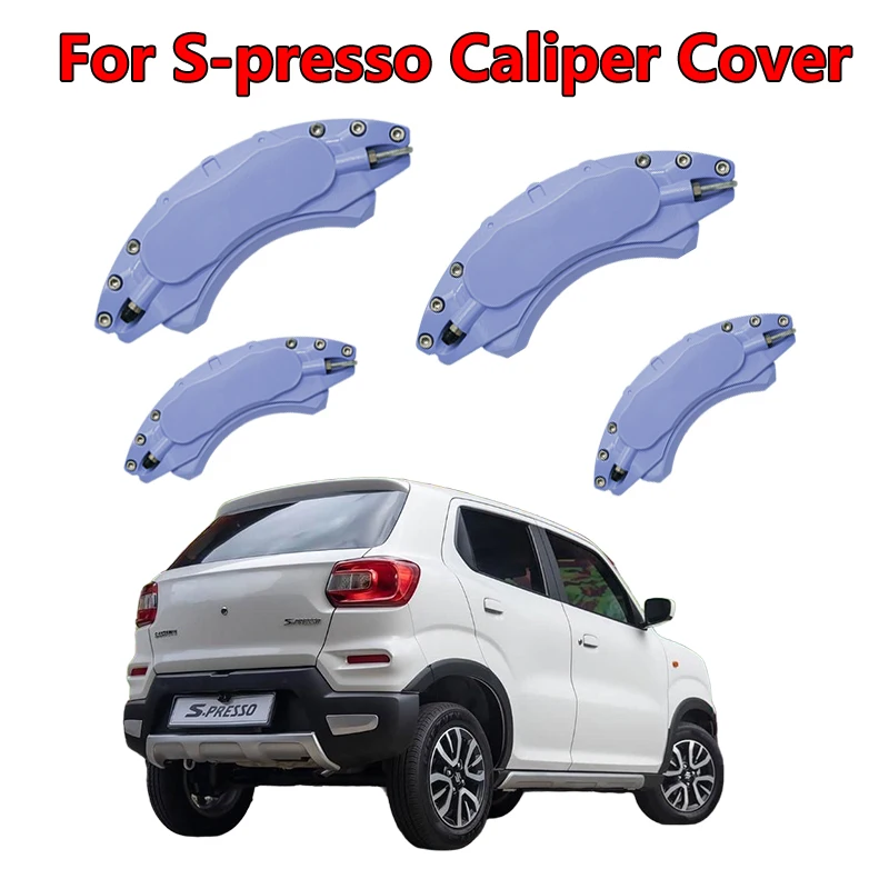 Couvercle D'Étrier De Frein Voiture - Housse ABS 3D, Rouge/Bleu/Jaune/Argent - Protection Contre Poussière