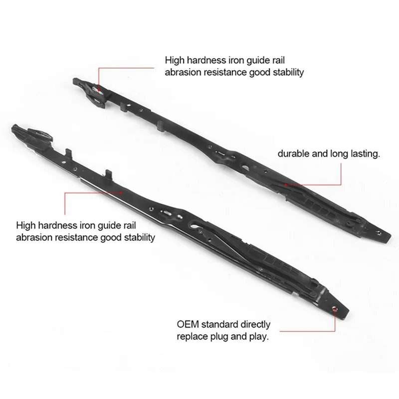 

WF-Automobiles Ремкомплект гусеницы люка в сборе Рейка люка для Ford F-150 2015-2020 Аксессуары FL3Z-1651071-A FL3Z-1651071-B