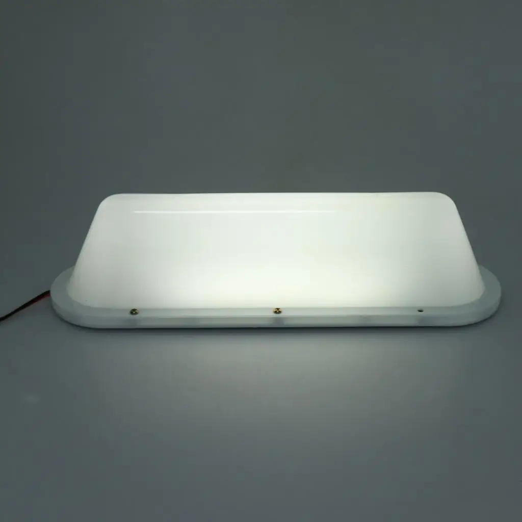 12V Waterproof Taxi Top Light Cab Roof LED Sign Long Lasting RGB Dome Strip for Car Use