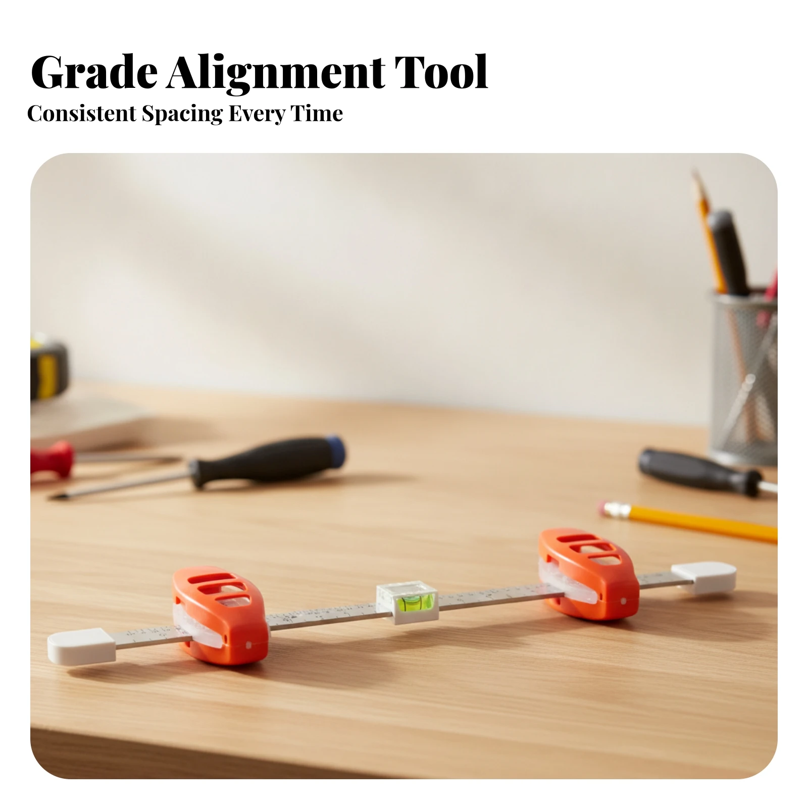 Frame Alignment Ruler Two-in-oneFunction Picture Hanging Level Tool Wall Mounting Guide with Magnetic Points Stainless-Steel