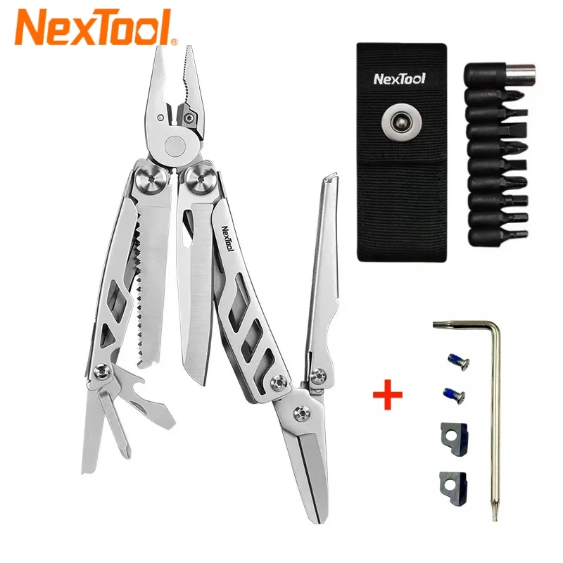 NexTool 14-in-1 Flagship Max Outdoor Camping Survival Multitool Tang Vouwmes Grote Schaar