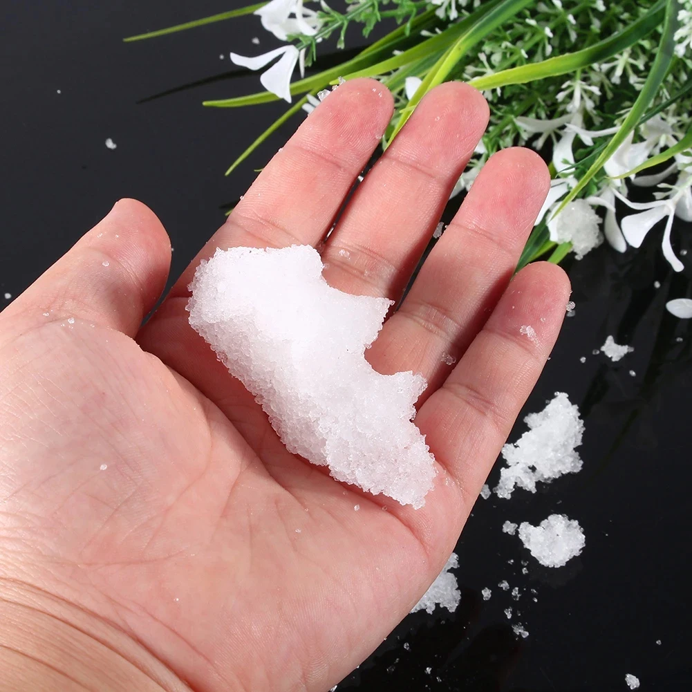 Magic Snow Powder สร้างผงหิมะปลอมปุยสําหรับงานฝีมือ