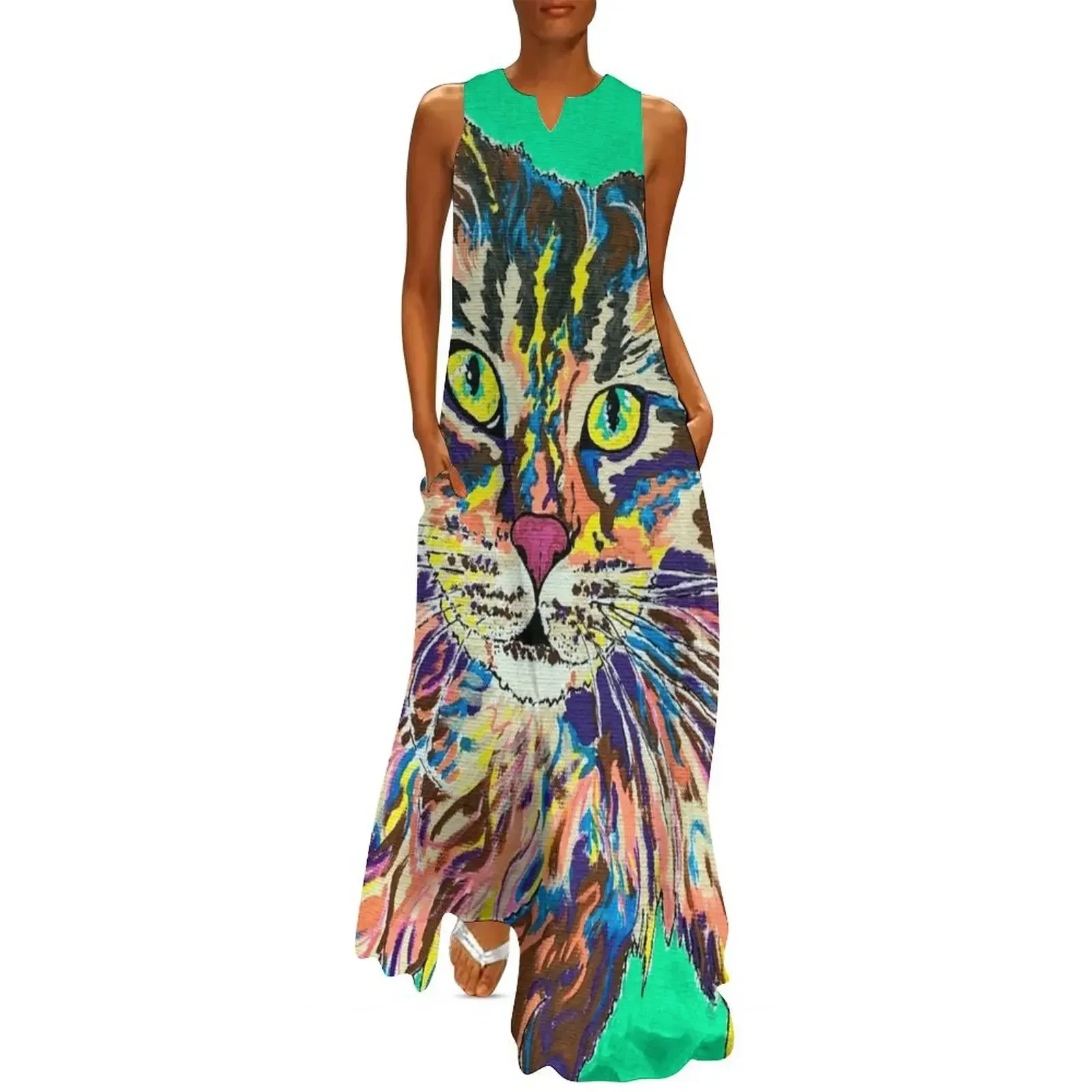 

Maine Coon Majesty ~ Cindy Cunningham Long Dress summer dress woman 2025 trendy dresses summer woman 2025 sexy dress