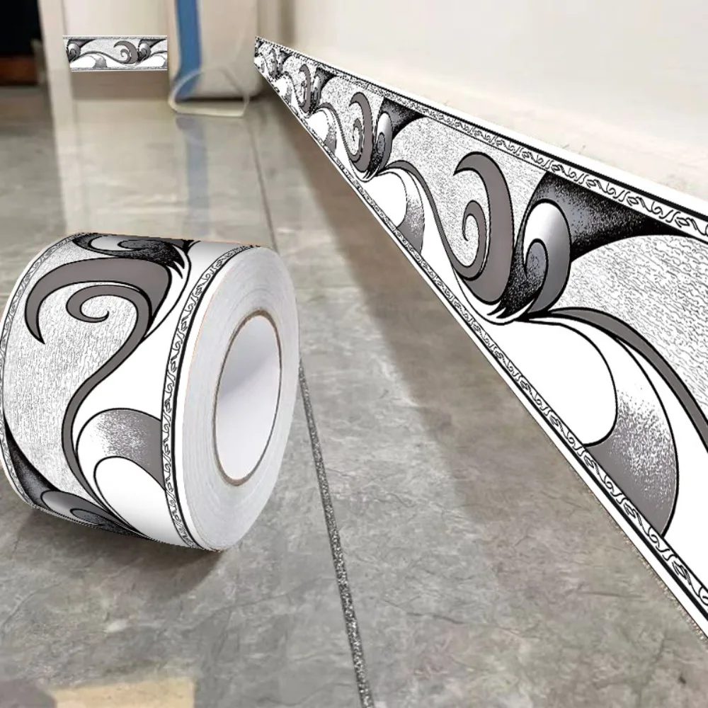 

DIY 10-метровая настенная основа, самоклеящаяся утолщенная плинтусная линия, мягкая противоударная наклейка на стену для дома