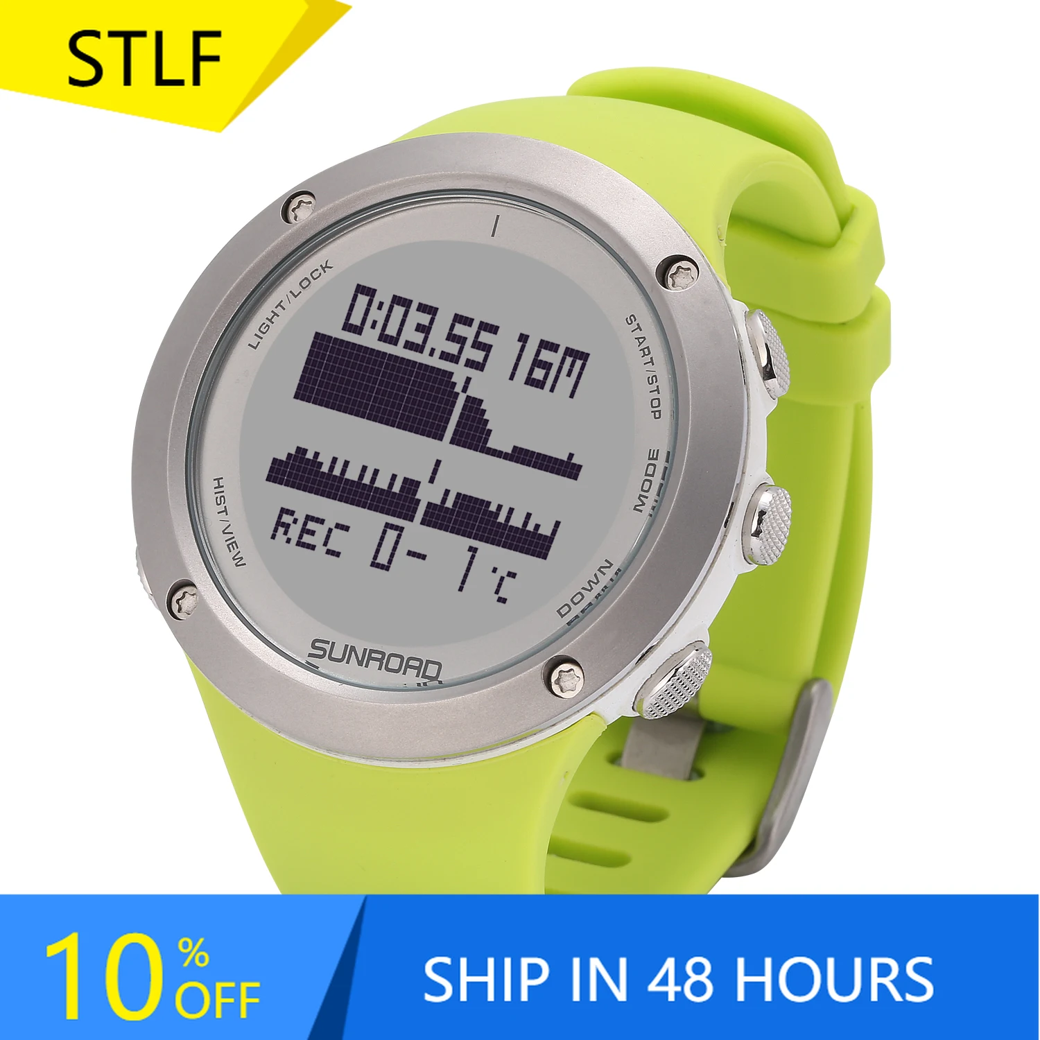 

STLFFR730 320MAH Ultra Long Standby Pressure Compass Altitude Professional Diving Computer Watch Sports Watch