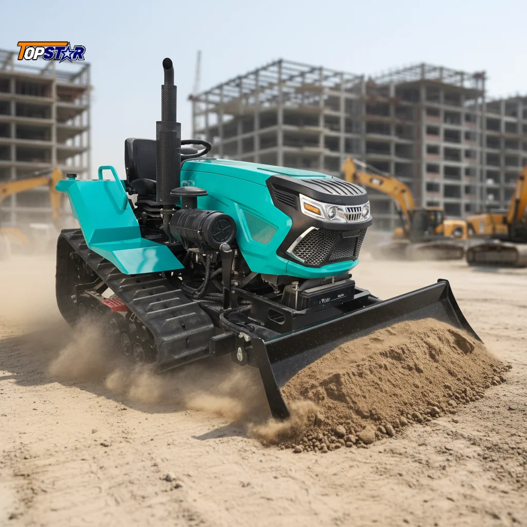 

35HP Diesel Crawler Tractor EPA CE Multifunctional Farm Gardening Machine Plowing Digging Crushing
