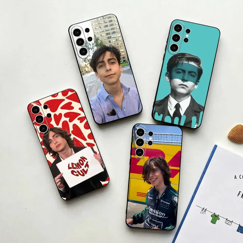 Aidan Gallagher gift  Phone Case For Samsung S26,S25,S24,S23,S22,S21,S30,Ultra,Plus,Fe,Lite,Note,10,Black Cover